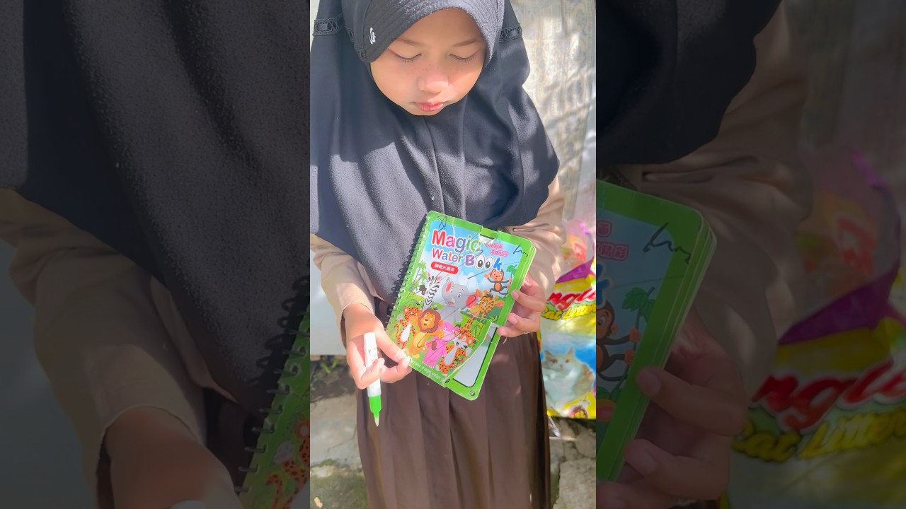 Buku Mewarnai Ghiffa Jelek di Ejekin🥹 Tapi di akhir Lucu😂 