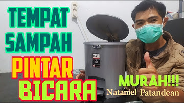 CARA MEMBUAT TEMPAT SAMPAH OTOMATIS BERBICARA || TEMPAT SAMPAH PINTAR || SMART TRASH BIN
