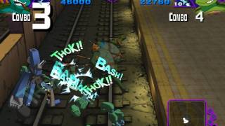 TMNT 2003 Walkthrough Stage 2 Nano Area 2 Subway Station screenshot 2