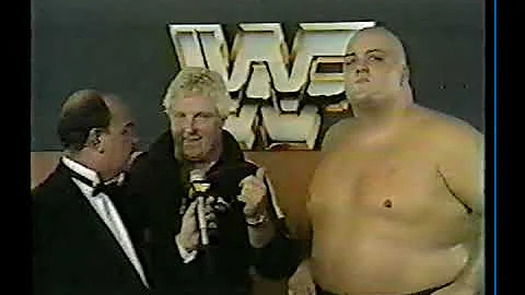 King Kong Bundy & Bobby Heenan MSG promo - aired 9/14/85