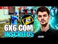 ❤ LIVE FF ❤ FREE FIRE AO VIVO ❤ 6X6 + 4X4 INSCRITOS ❤ SALA PERSONALIZADA ❤ JOGANDO COM INSCRITOS ❤
