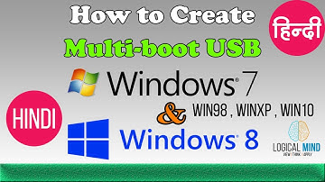 How to create multi bootable USB pen drive win98 I winxp I win07  I win08 I win10 I hindi
