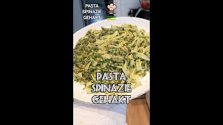 Haagschekeuken - Pasta Spinazie Gehakt