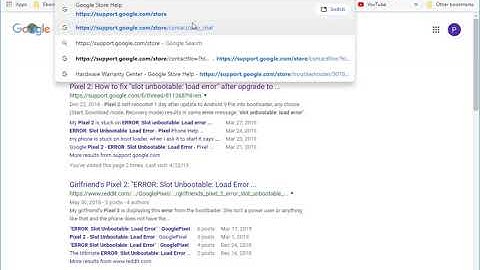 Pixel 2 ERROR: Slot Unbootable Load Error
