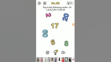 brain out question 92 tap in the following order