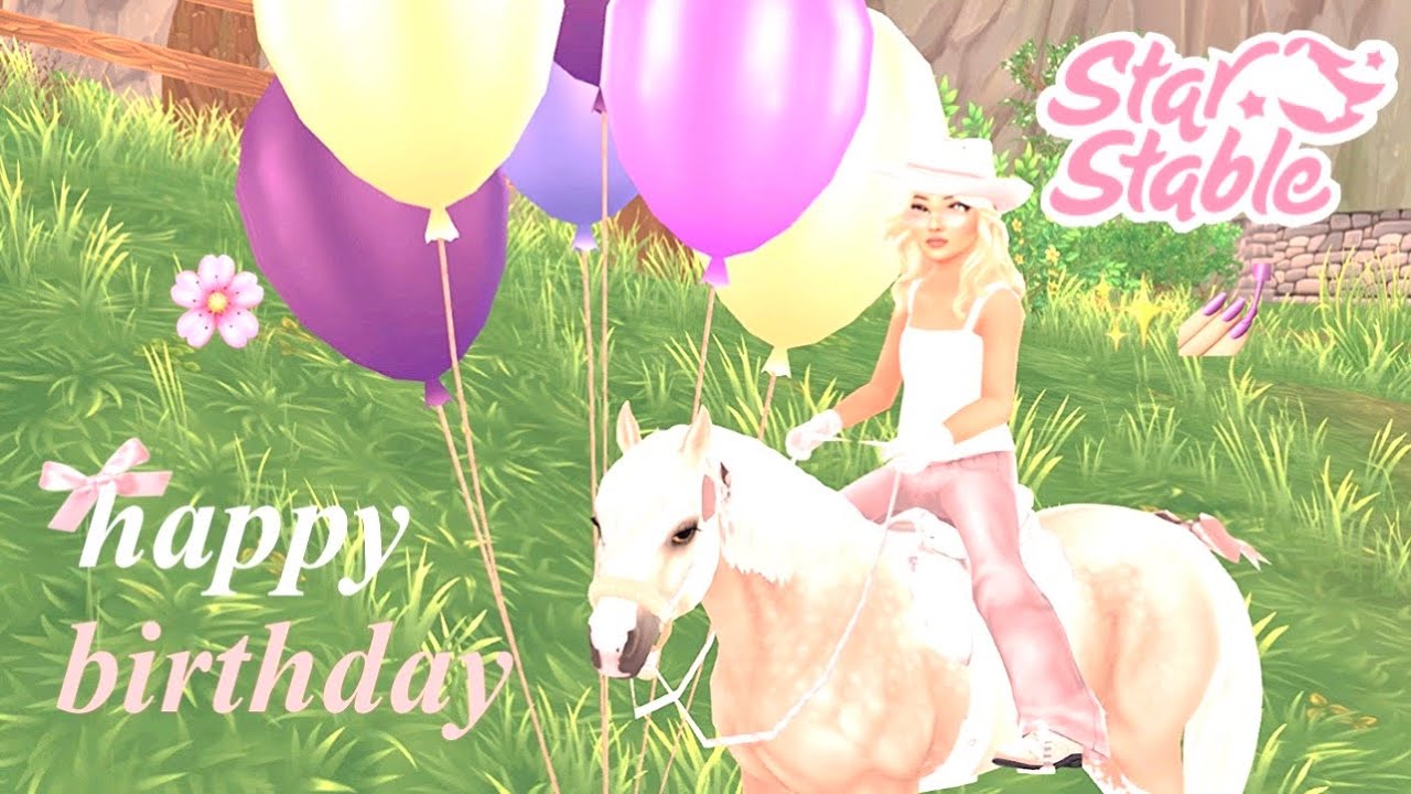 star stable’s 12th birthday 😭🎀🤍