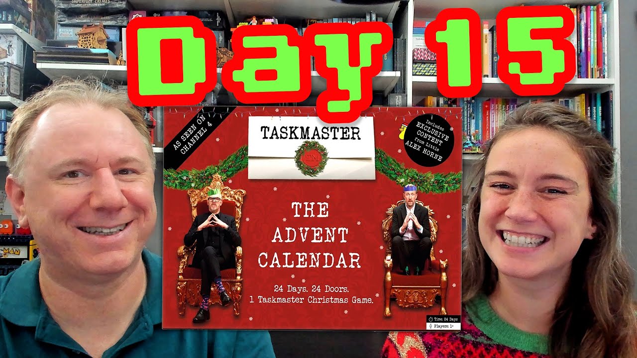 Taskmaster Calendar Taskmaster Advent Calendar: Day 15 - YouTube