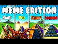 Fortnite Music Blocks (Meme Edition #4) Noob vs Pro vs Expert - With Code