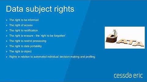 CESSDA Webinar - The GDPR and research one year on: experiences across Europe