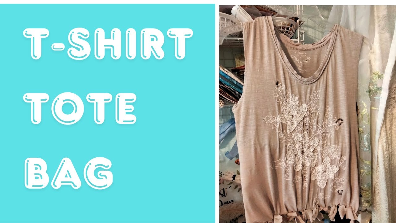 Идеи по переработке футболки в сумку-шоппер