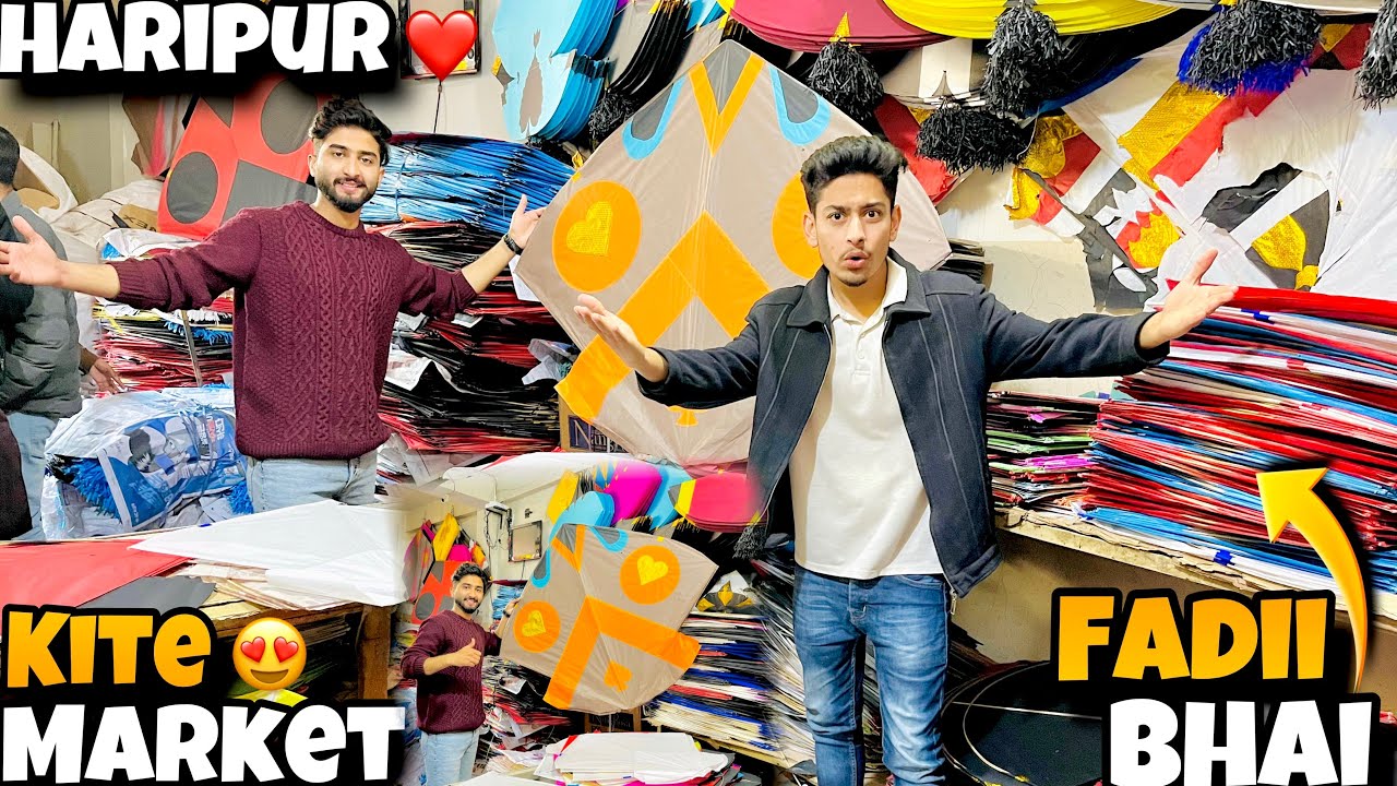 Haripur Kite Market ❤️ | Fadii Ny Laba Game Ka Challenge Kr Diya 😍 | Kashif Ka Pait Kharab 😂