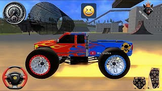 Off-Road Extreme Truck 4x4 Stunts Games, Monster Dirt Car Driving - Offroad Outlaws Android Gameplay screenshot 1