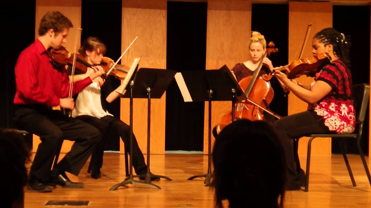 Short clip of Debussy String Quartet in G Minor, Assez vif et bien rythme