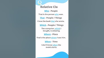 How to use RELATIVE CLAUSES  #englishlanguage