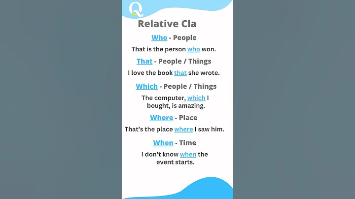 How to use RELATIVE CLAUSES  #englishlanguage