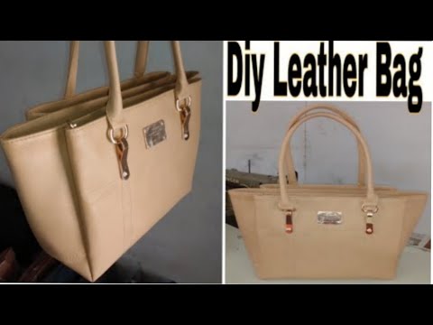 Leather Bag Making At Home🔥 |How To Make Leather Bag At Home|Diy Leather Bag