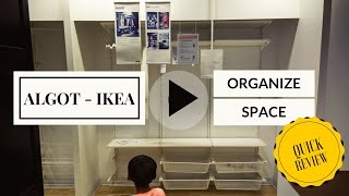 ALGOT Ikea organizers are an excellent product for organizing your closet, garage and spaces which need sufficient shelves, racks, 