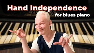 Blues Piano Hand Independence Lesson,  Dynamics &  Independent Trilling