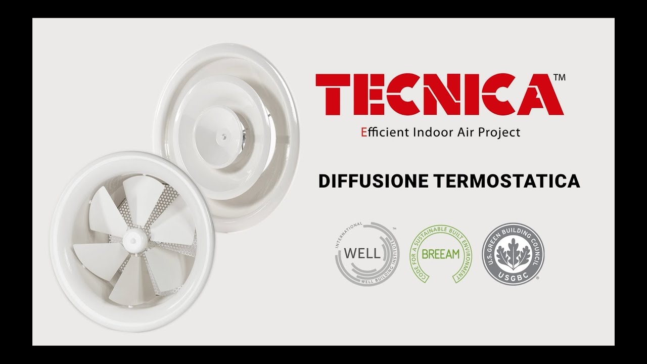 Tecnica srl - Diffusori Termostatici - YouTube