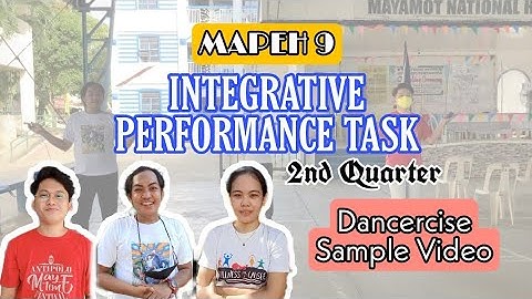 DANCERCISE SAMPLE VIDEO | MAPEH 9 INTEGRATIVE PERFORMANCE TASK FOR 2ND QUARTER