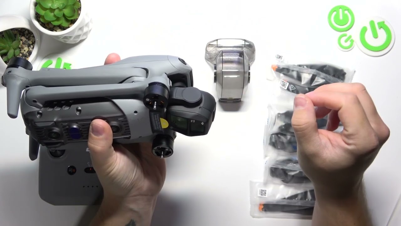 DJI Air 3S — как снять защиту подвеса