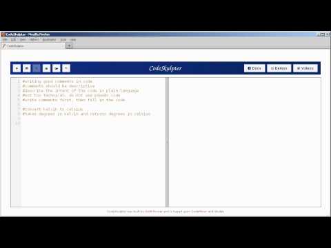 Commenting code tutorial