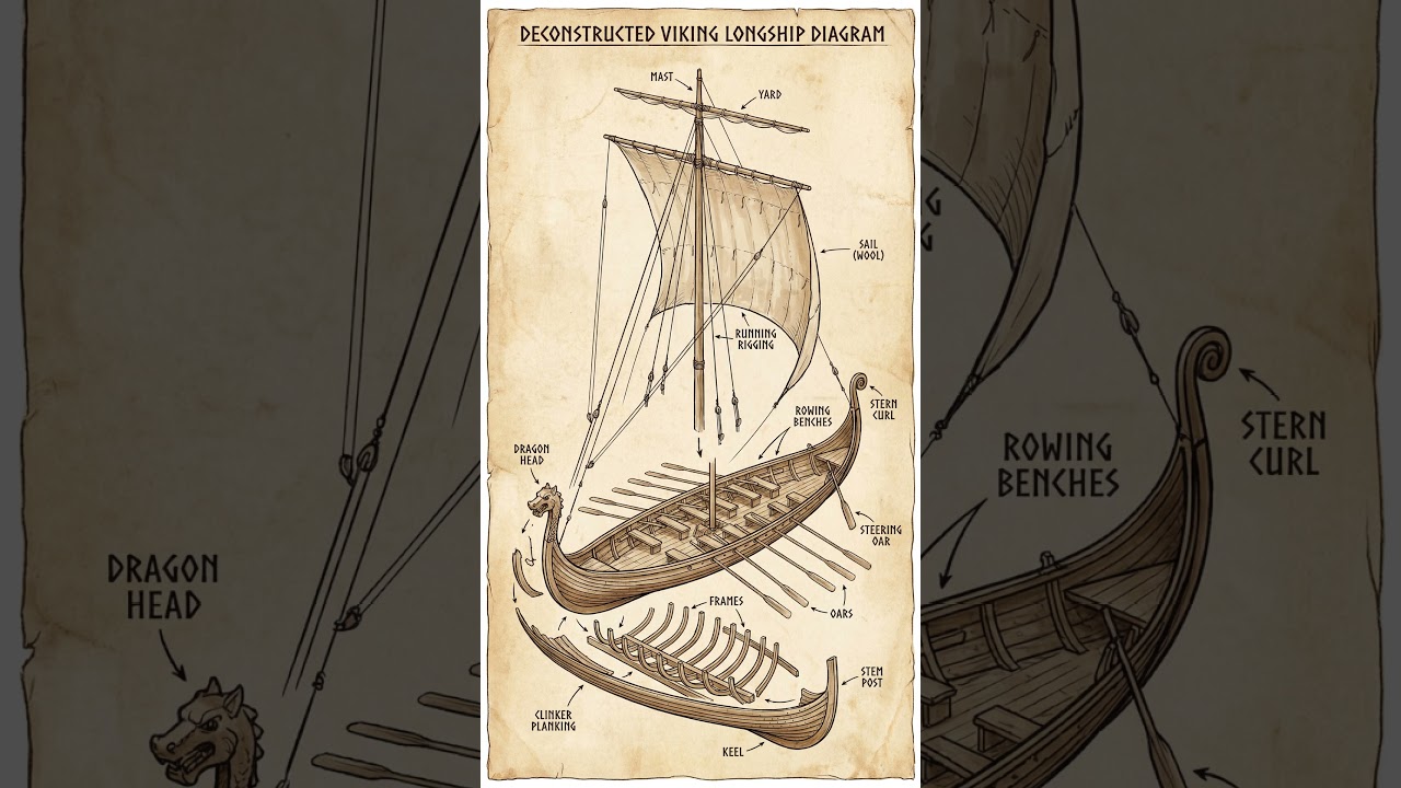 Viking Longship Diagram 