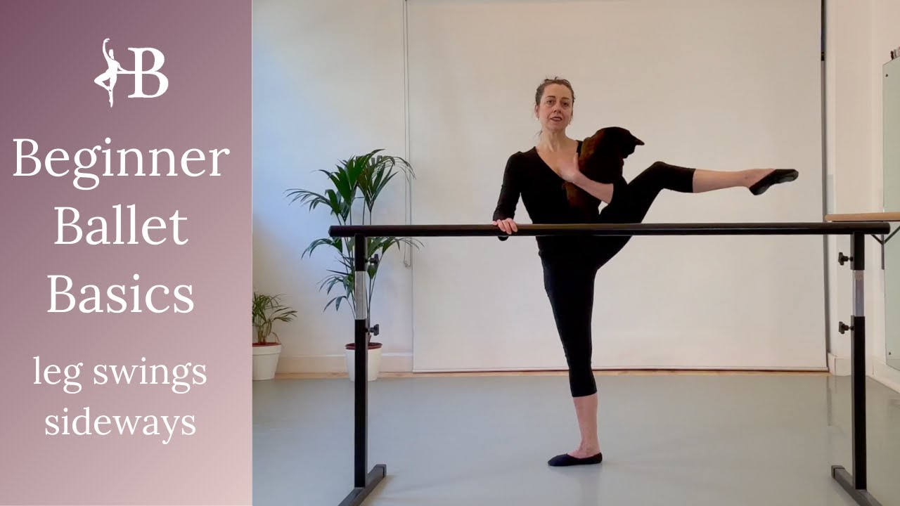Beginner Ballet Basics: Leg Swings (sideways) | Battement en Cloche