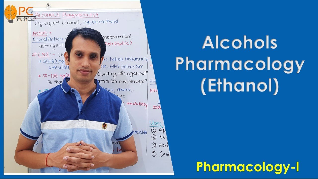 Alcohols (Ethanol) Pharmacology | CNS Pharmacology