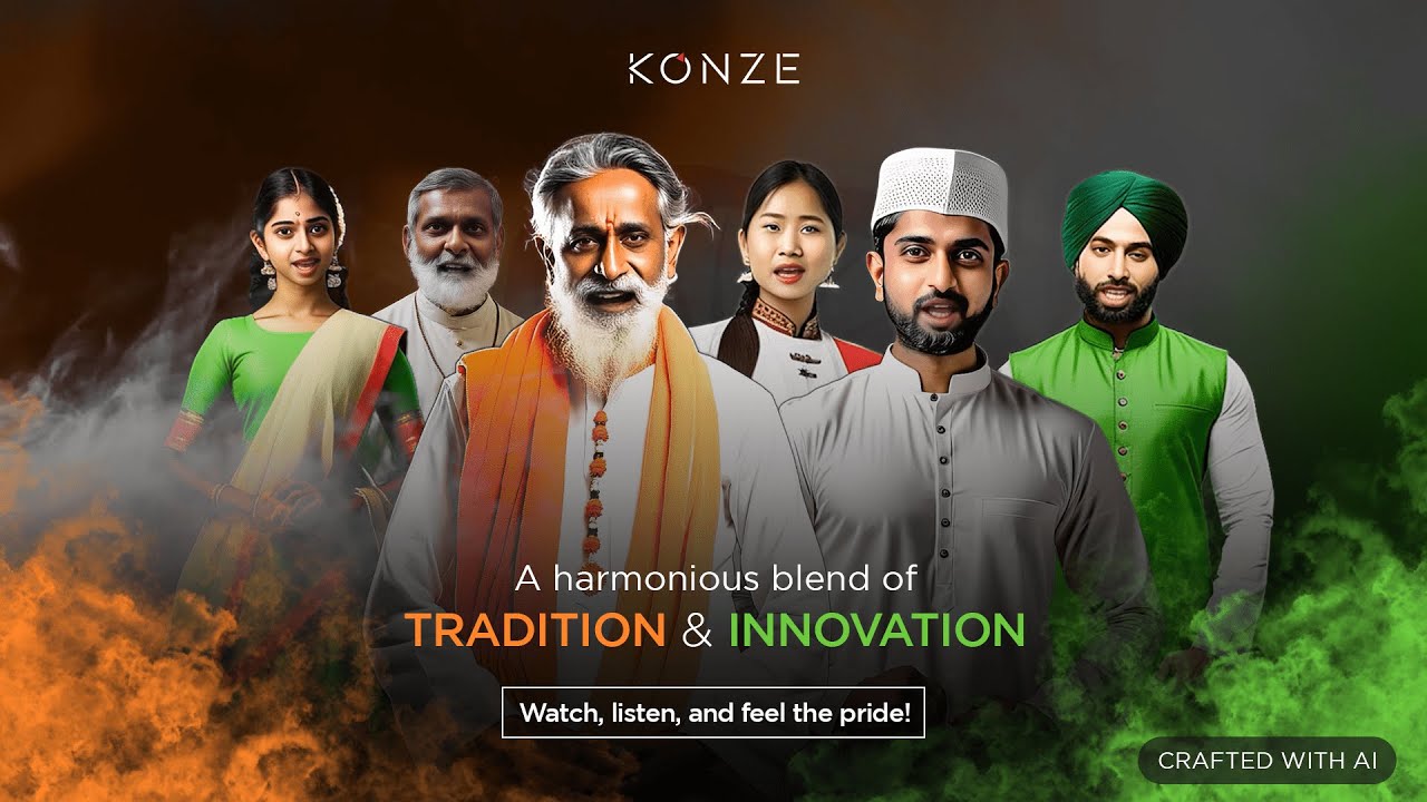 A harmonious blend of tradition and innovation| National Anthem| AI ...