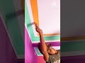 Room painting by siling bordar design #shorts #viral #art #painting #youtubeshorts