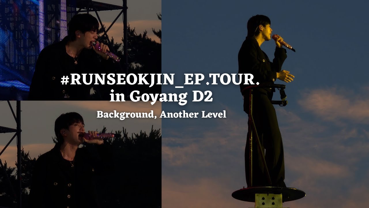 250629 Background, Another Level — BTS Jin RUNSEOKJIN_EP.TOUR in Goyang Day 2 [4K]