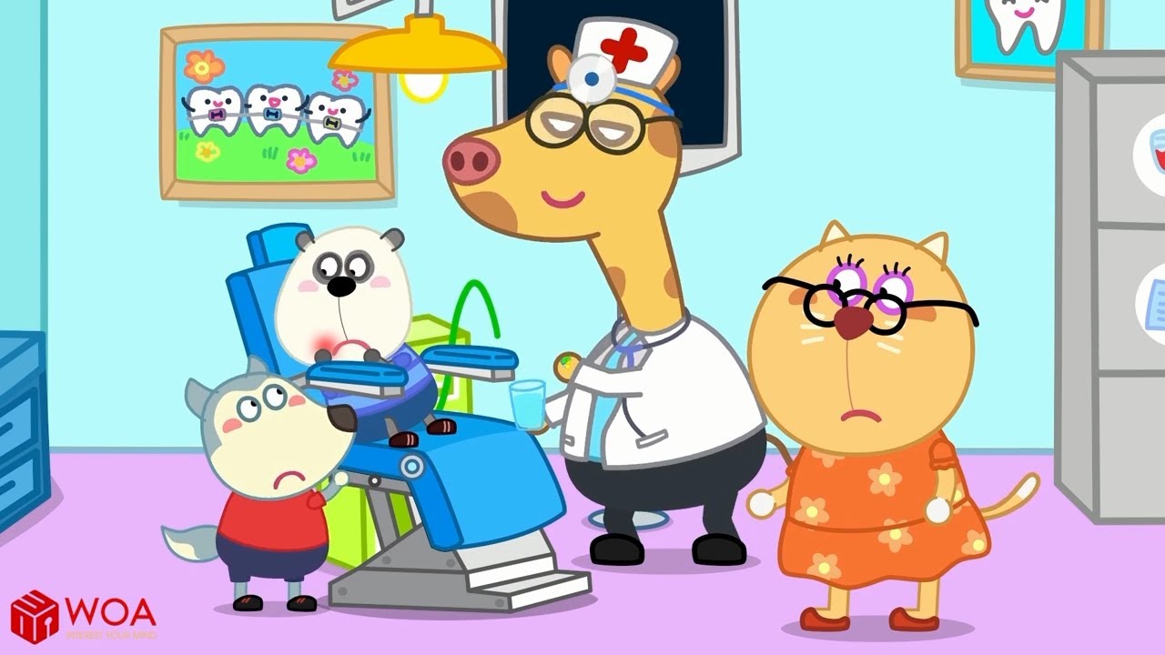 Kids Healthy Habits Don't Eat Candy, Wolfoo! Brush Your Teeth Now ...