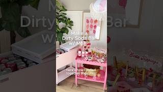 Let’s make a DIY dirty soda bar with a little help from my Cricut machine! #cricut #dirtysoda