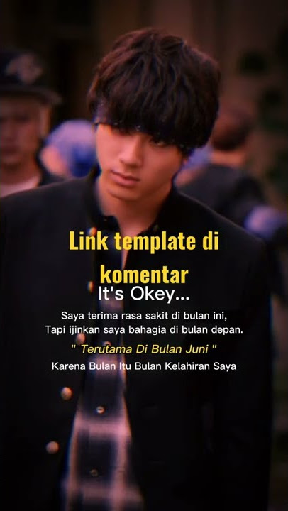template capcut story wa bulan juni