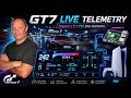 Live PS5 GT7 Telemetry in OBS! Real Tyre Temps Demo
