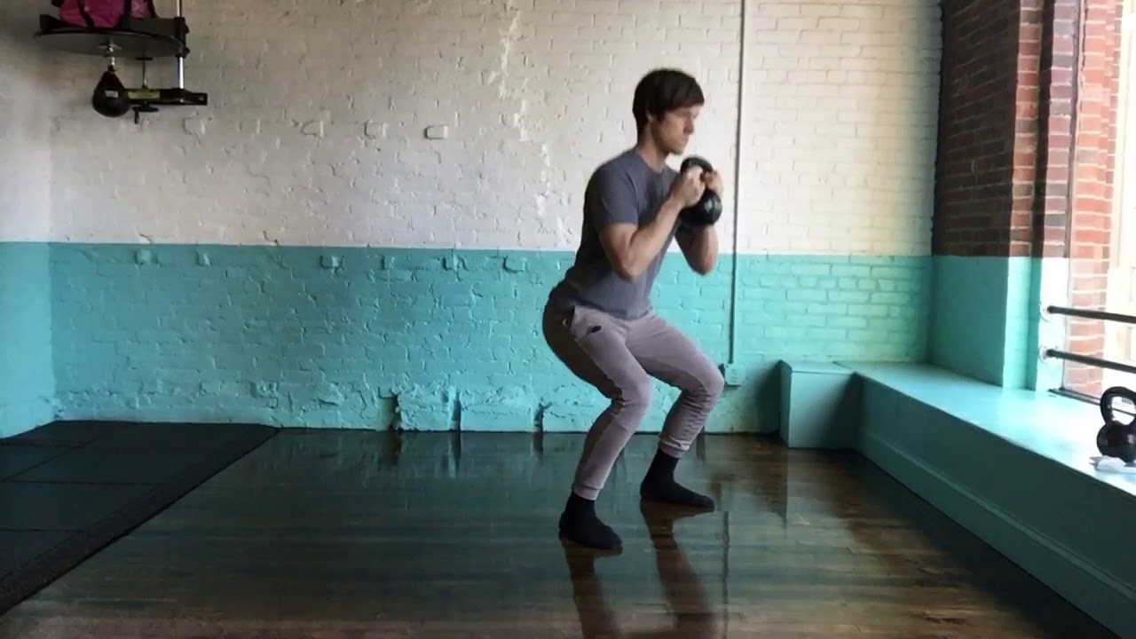 KB Goblet Squat to Reverse Lunge - YouTube