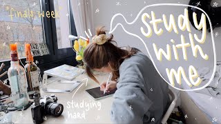 COME STUDY WITH ME FOR UNIVERSITY FINALS // anatomy and psychology // yoga and cute library