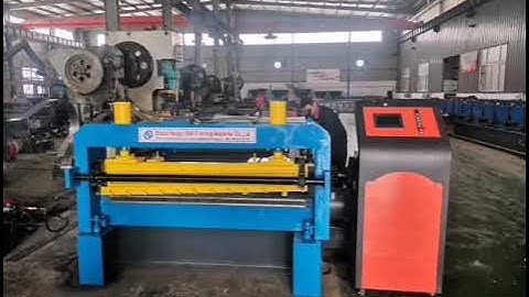 embossed sheet chequered plate forming machine