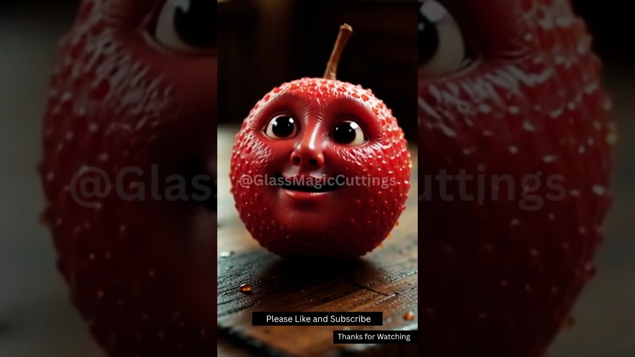 So Strange ...Their Frist Bite🍒🍎🍓....