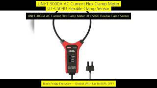 Uni-T 3000A Ac Current Flex Clamp Meter Ut-Cs09D Flexible Clamp Sensor Pliers