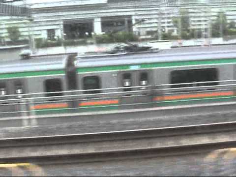 宇都宮線211系と湘南新宿ラインＥ231系のデッドヒート