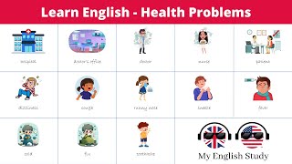 Learn English Vocabulary #44 | Health Problems | 🤒💊🏥