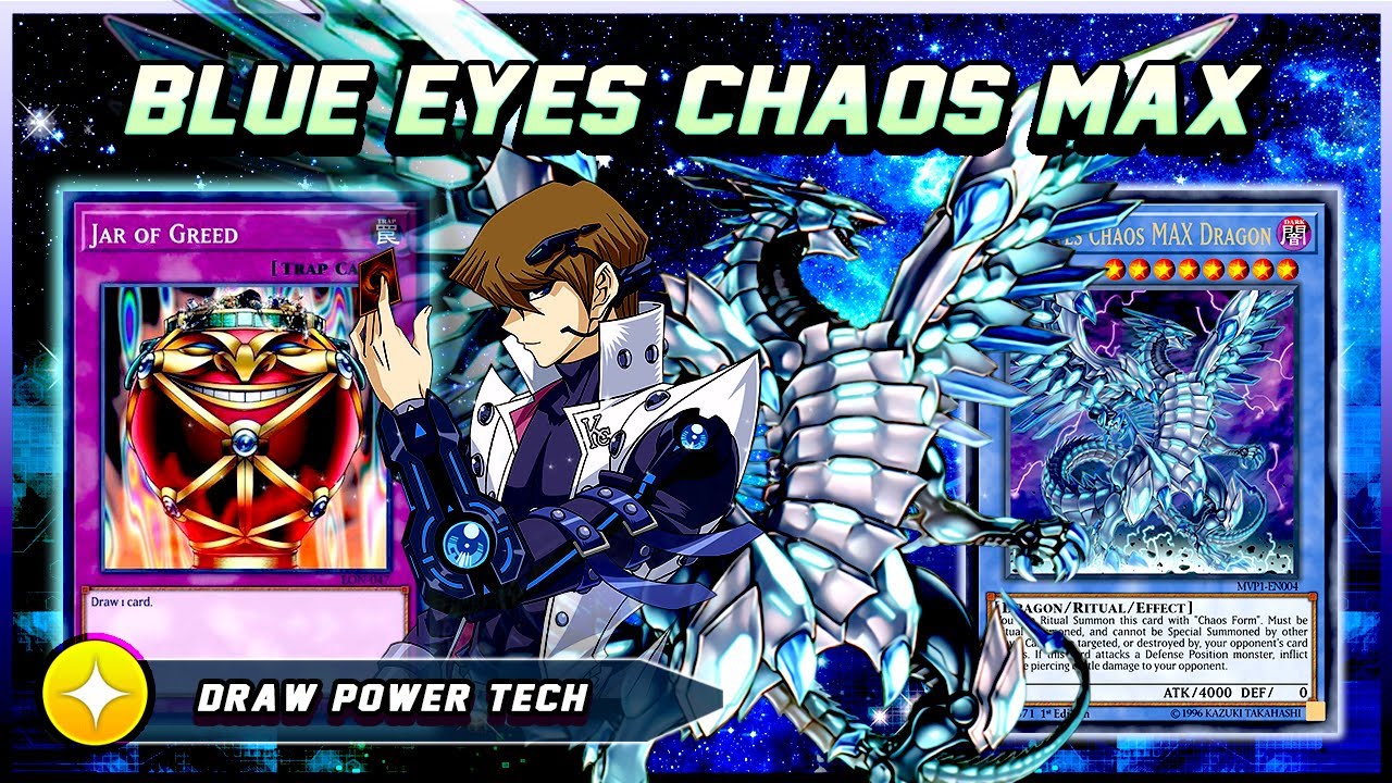 Blue Eyes Chaos Max Dragon W Draw Power Deck Update [yu Gi Oh Duel Links] Youtube
