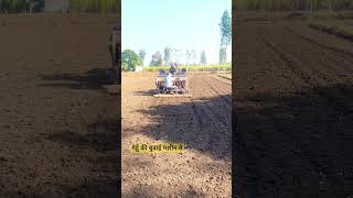 गेहूँ की बुवाई मशीन से farming kheti farmer agriculture