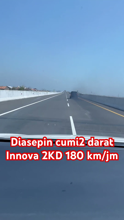 Cumi2 darat Kijang Innova 2KD 180 km /jam #shorts #innova #diesel2kd #toyotainnova #kijangdiesel