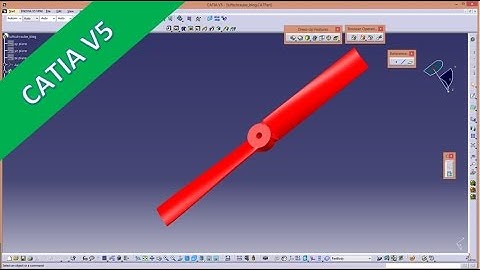 Luftschraube Model plane engine - Catia v5 Training - Multi-section solid