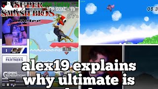 Daily Melee Highlights: alex19 explains why ultimate is bad