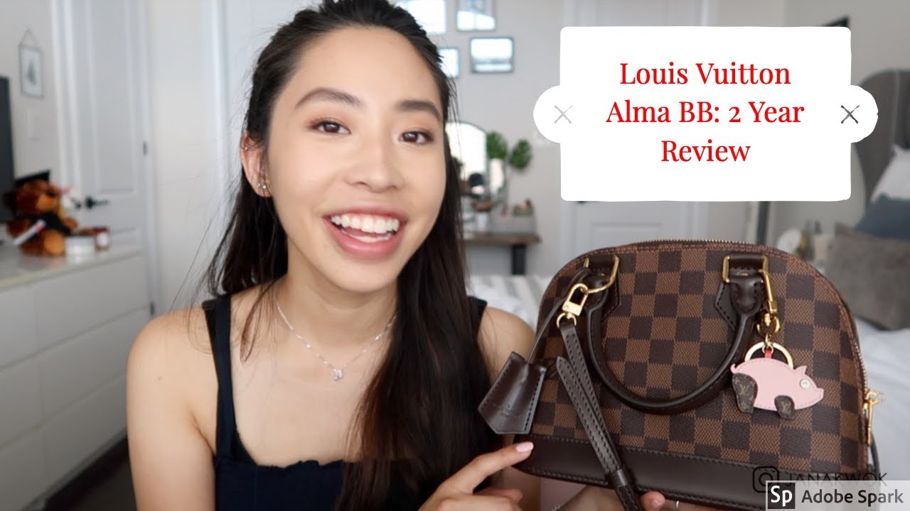 Louis Vuitton Alma BB Review, Damier Ebene, Wear and Tear, WFIMB, MOD  Shots