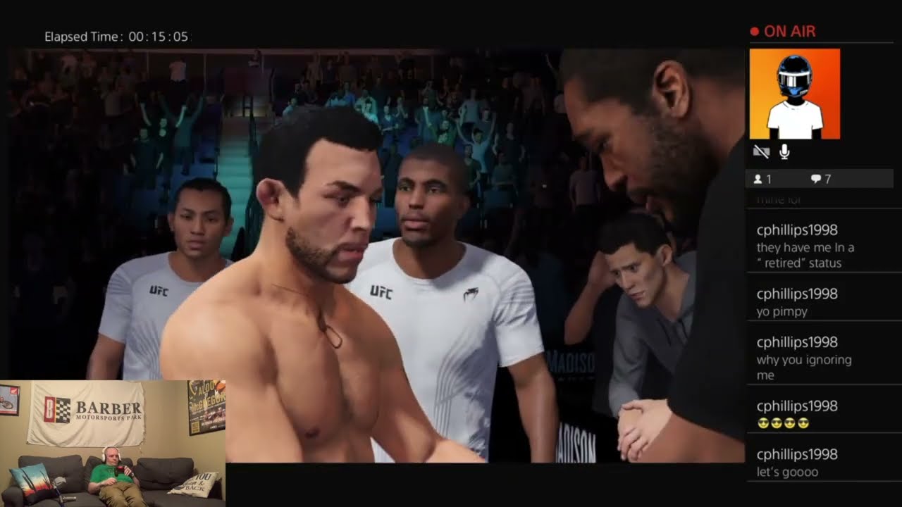 GimpyGamer313: Friday Night Fights: (Twitch Stream) UFC 4: Career Mode Ep. 2